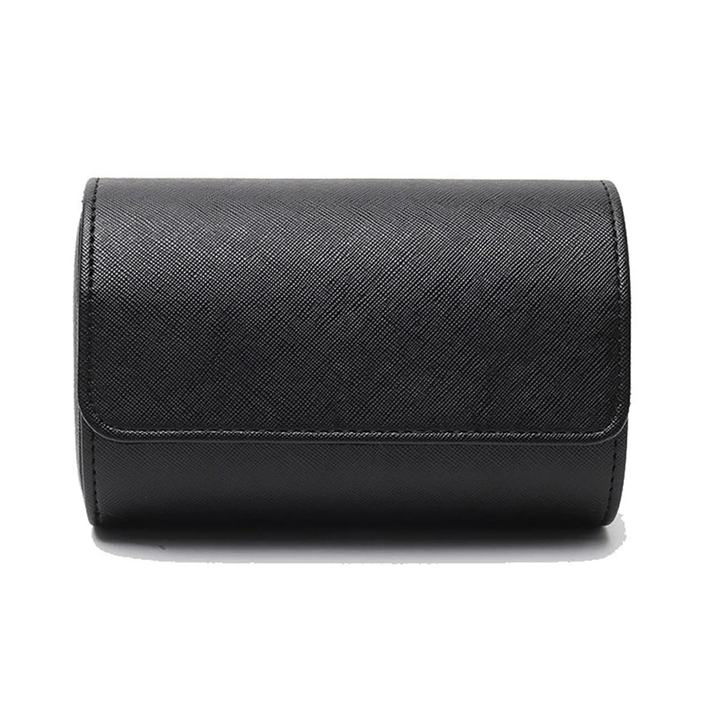 Organizer na zegarki ze skóry vintage z 3 przegródkami - elegancki etui podróżny