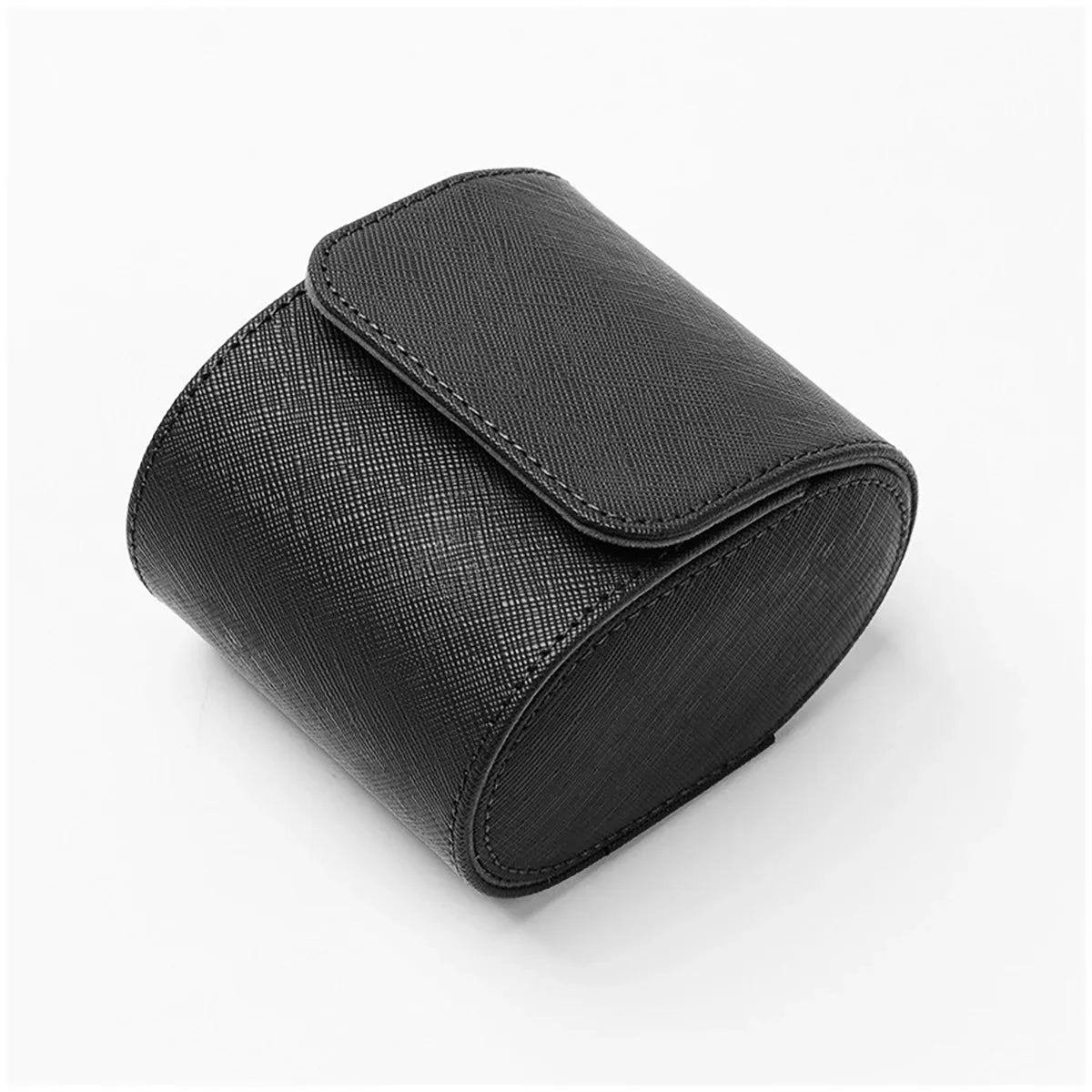 Organizer na zegarki ze skóry vintage z 3 przegródkami - elegancki etui podróżny