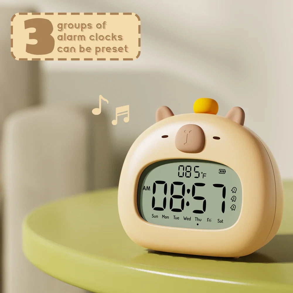 Budzik LED z regulowaną jasnością wzór Koala