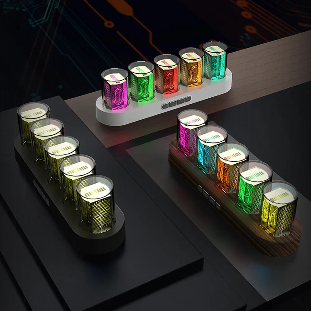 Zegar nixie RGB z podświetleniem LED - retro design