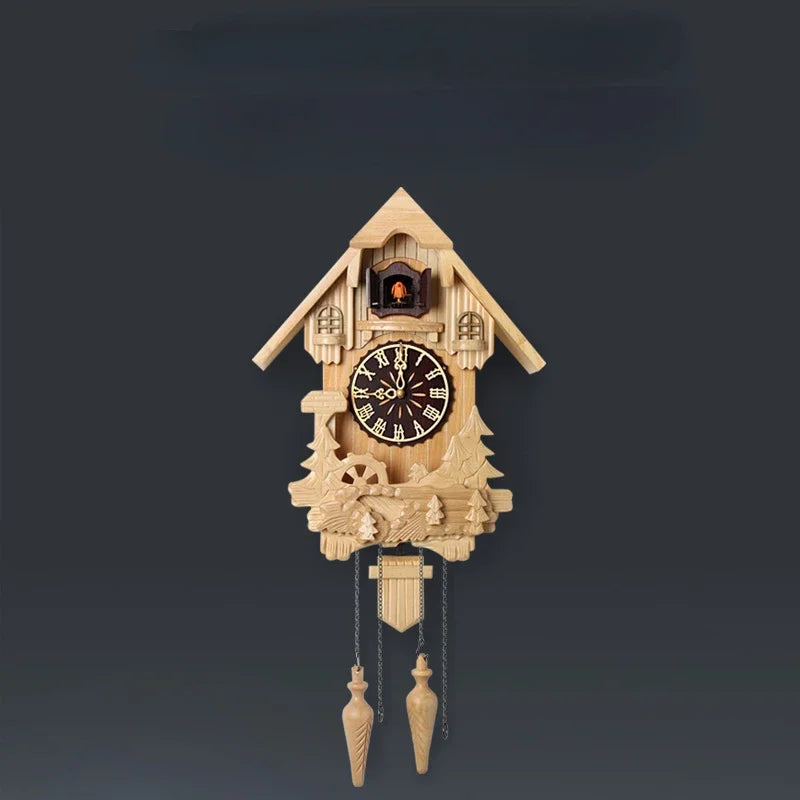 Kukułka zegara drewnianego - mechanizm kwarcowy Sun