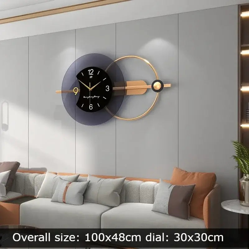 DESIGNERSKI ZEGAR SCIENNY | OSTROLEKA - 100 X 48 CM