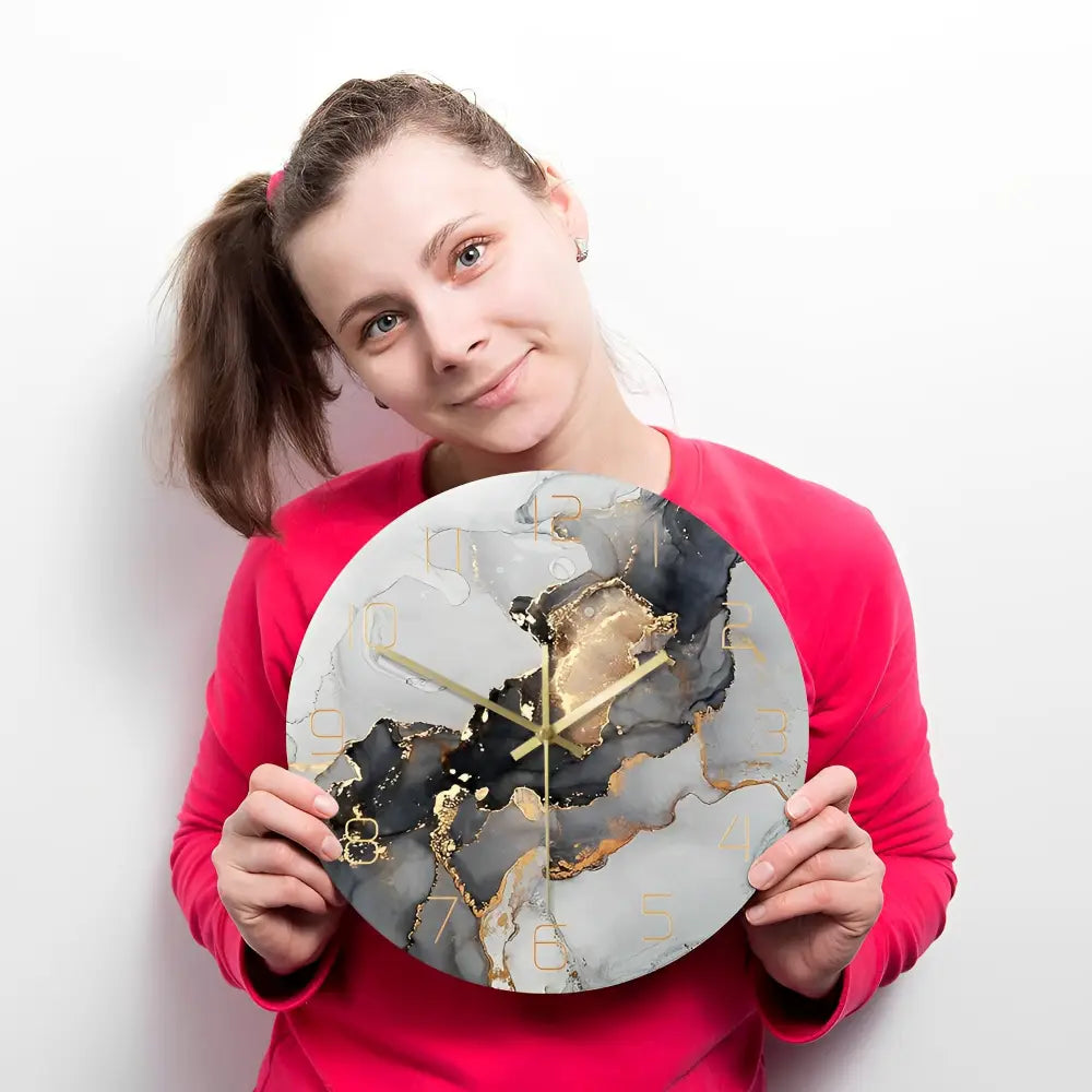 Szczegół wskazówek zegara ściennego art moderne