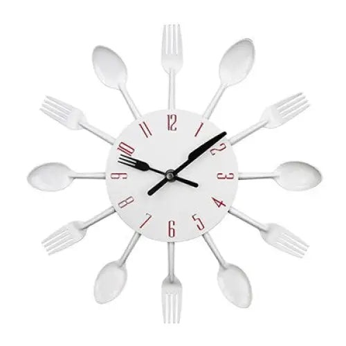 Zegar ścienny do kuchni metalowy cichy 30 cm