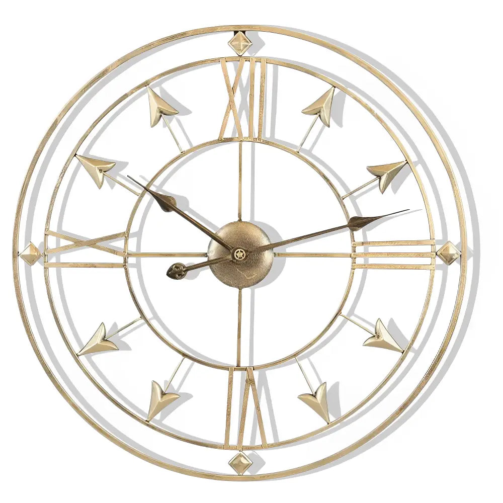 Zegar ścienny metalowy 60 cm - design retro i nowoczesny