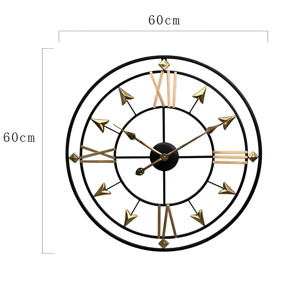 Detal mechanizmu kwarcowego zegara ściennego metalowego