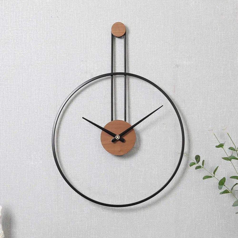 Zegar ścienny złoty nowoczesny design do salonu