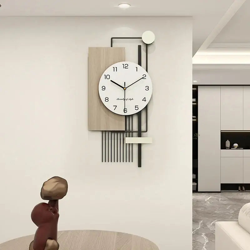 LOFTOWY ZEGAR SCIENNY | KRAKOW - 70x33cm