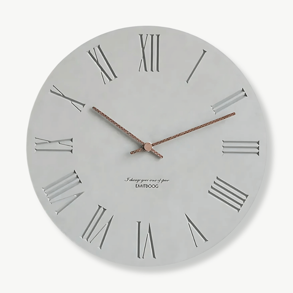 Drewniany zegar ścienny 30 cm w stylu minimalistycznym japońskim