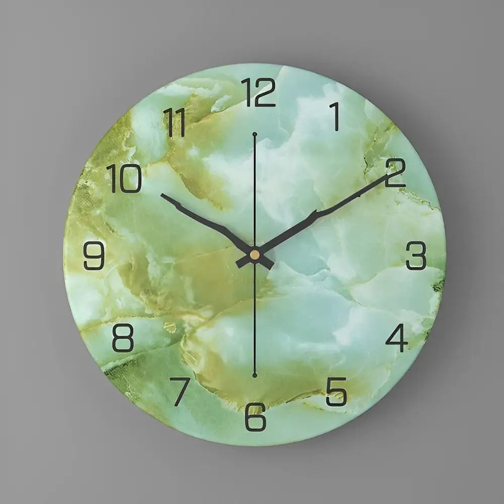 Zegar ścienny efekt marmuru - nowoczesny design 30 cm