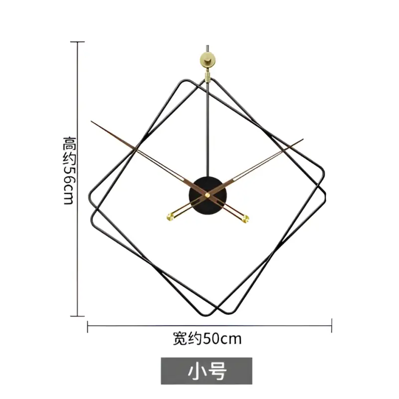 ZEGAR SCIENNY MINIMALISTYCZNY | TCZEW - 50 Cm