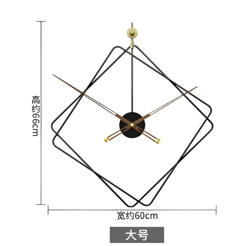 ZEGAR SCIENNY MINIMALISTYCZNY | TCZEW - 60 Cm