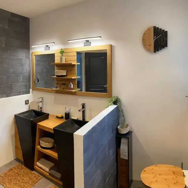 ZEGAR SCIENNY OKRAGLY DREWNIANY | TYCHY