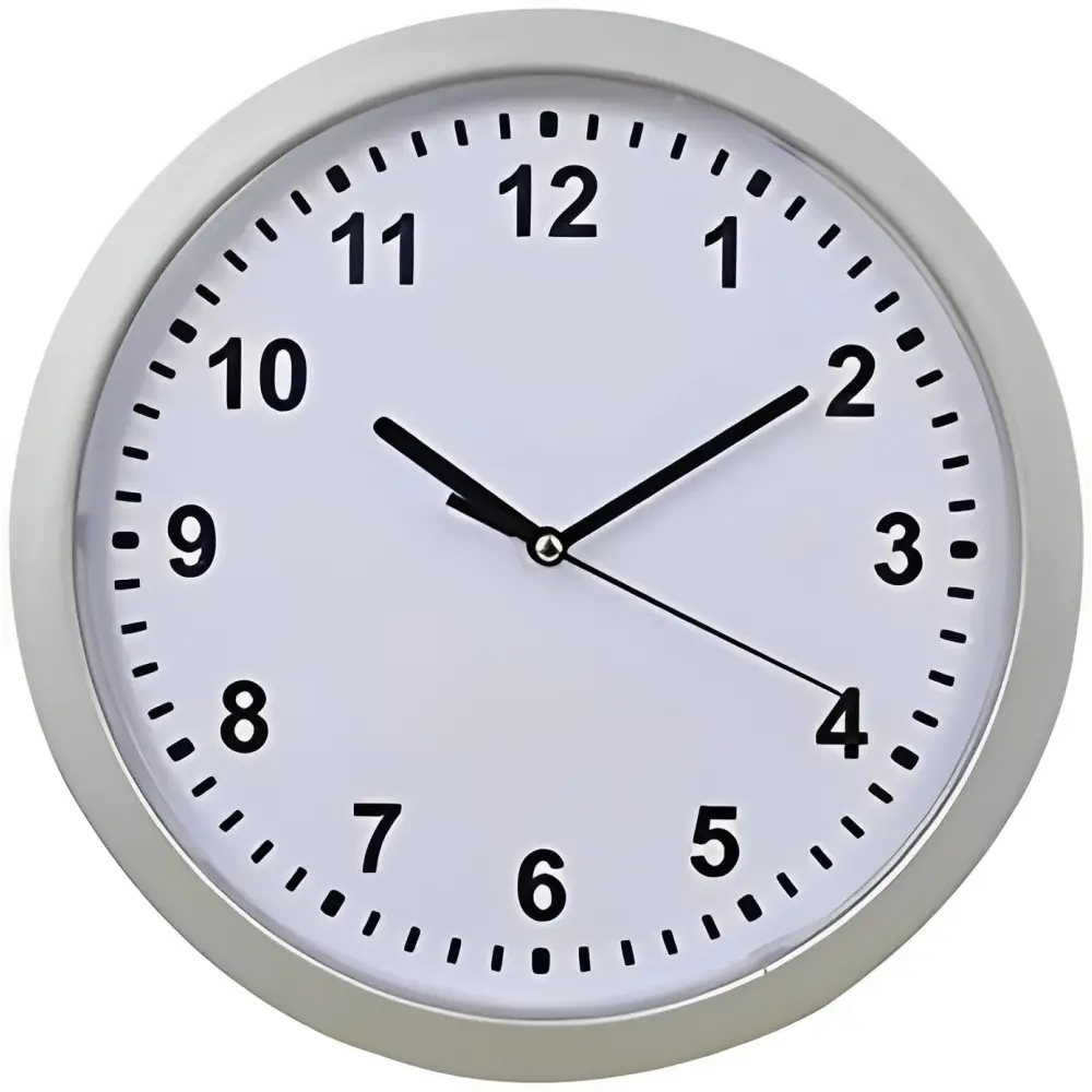 Zegar ścienny z ukrytym schowkiem - cichy mechanizm kwarcowy
